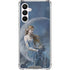 Fairy with Black Cat Sitting on Moon by Nene Thomas Galaxy A16 5G Clear Case
