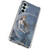 Fairy with Black Cat Sitting on Moon by Nene Thomas Galaxy A16 5G Clear Case