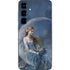 Fairy with Black Cat Sitting on Moon by Nene Thomas Galaxy A16 5G Skin