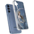Fairy with Black Cat Sitting on Moon by Nene Thomas Galaxy A55 5G Clear Case