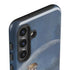 Fairy with Black Cat Sitting on Moon by Nene Thomas Galaxy S25 Impact Case