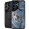 Fairy with Black Cat Sitting on Moon by Nene Thomas Galaxy S25 Plus Kickstand Case