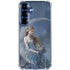 Fairy with Black Cat Sitting on Moon by Nene Thomas Galaxy S25 Plus Clear Case