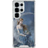 Fairy with Black Cat Sitting on Moon by Nene Thomas Galaxy S25 Ultra Clear Case