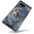 Fairy with Black Cat Sitting on Moon by Nene Thomas Google Pixel 8a Clear Case