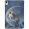 Fairy with Black Cat Sitting on Moon by Nene Thomas iPad 11th Gen (2025) Clear Case