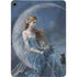 Fairy with Black Cat Sitting on Moon by Nene Thomas Apple iPad Air Skin