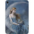 Fairy with Black Cat Sitting on Moon by Nene Thomas Apple iPad Mini Skin