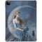 Fairy with Black Cat Sitting on Moon by Nene Thomas iPad Pro 11in (2024) Clear Case