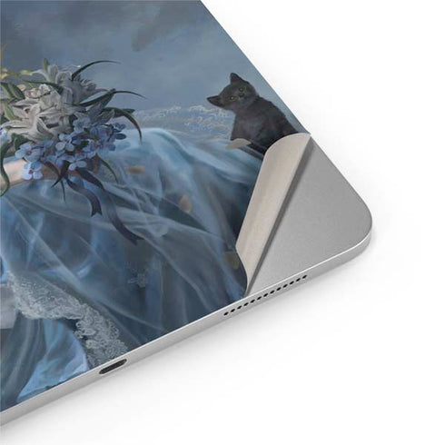 Fairy with Black Cat Sitting on Moon by Nene Thomas iPad Pro 13in M4 (2024) Skin