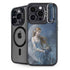 Fairy with Black Cat Sitting on Moon by Nene Thomas iPhone Cases