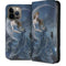 Fairy with Black Cat Sitting on Moon by Nene Thomas iPhone 14 Pro Max Folio Case