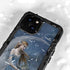 Fairy with Black Cat Sitting on Moon by Nene Thomas iPhone 15 Plus Waterproof Case