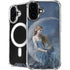 Fairy with Black Cat Sitting on Moon by Nene Thomas iPhone 16 MagSafe Case