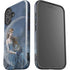 Fairy with Black Cat Sitting on Moon by Nene Thomas iPhone 16 Plus Impact Case