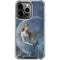 Fairy with Black Cat Sitting on Moon by Nene Thomas iPhone 16 Pro Max Clear Case