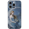 Fairy with Black Cat Sitting on Moon by Nene Thomas iPhone 16 Pro Skin