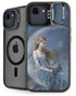 Fairy with Black Cat Sitting on Moon by Nene Thomas iPhone 16e Kickstand Case