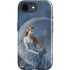 Fairy with Black Cat Sitting on Moon by Nene Thomas iPhone 16e Impact Case