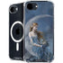 Fairy with Black Cat Sitting on Moon by Nene Thomas iPhone 16e MagSafe Case