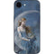 Fairy with Black Cat Sitting on Moon by Nene Thomas iPhone 16e Skin