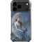 Fairy with Black Cat Sitting on Moon by Nene Thomas iPhone 18 Pro Max Clear Case