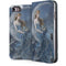 Fairy with Black Cat Sitting on Moon by Nene Thomas iPhone 7 Folio Case