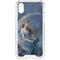 Fairy with Black Cat Sitting on Moon by Nene Thomas iPhone XS Clear Case