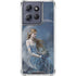 Fairy with Black Cat Sitting on Moon by Nene Thomas Moto G 5G (2025) Clear Case