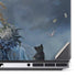 Fairy with Black Cat Sitting on Moon by Nene Thomas Dell Precision Skin