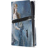 Fairy with Black Cat Sitting on Moon by Nene Thomas PS5 Pro Disk Console Skin