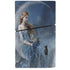 Fairy with Black Cat Sitting on Moon by Nene Thomas PS5 Slim Digital Edition Console Skin