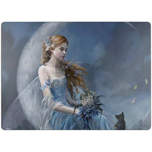 Fairy with Black Cat Sitting on Moon by Nene Thomas Surface Laptop 7 15in Skin