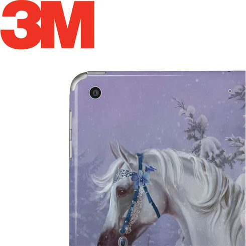 Fairy with Horse in Snow by Nene Thomas Apple iPad Skin