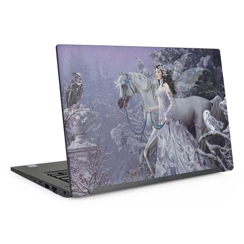 Fairy with Horse in Snow by Nene Thomas Dell Latitude Skin
