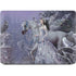 Fairy with Horse in Snow by Nene Thomas Apple MacBook Pro 16-inch Skin