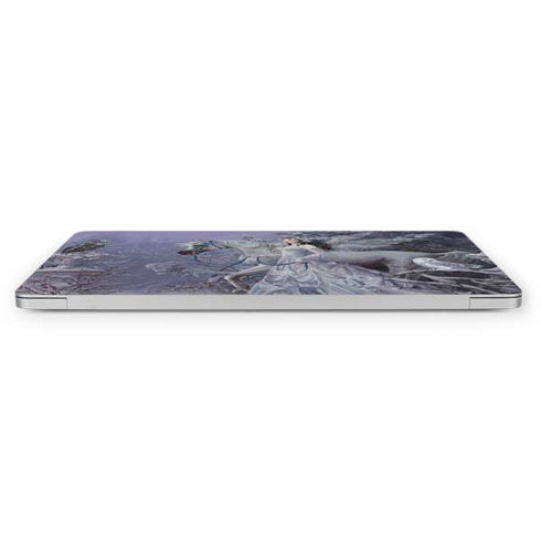 Fairy with Horse in Snow by Nene Thomas Apple MacBook Pro 16-inch Skin