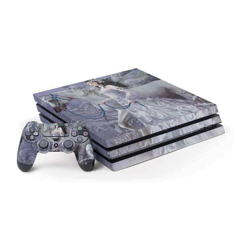 Fairy with Horse in Snow by Nene Thomas PlayStation PS4 Skins
