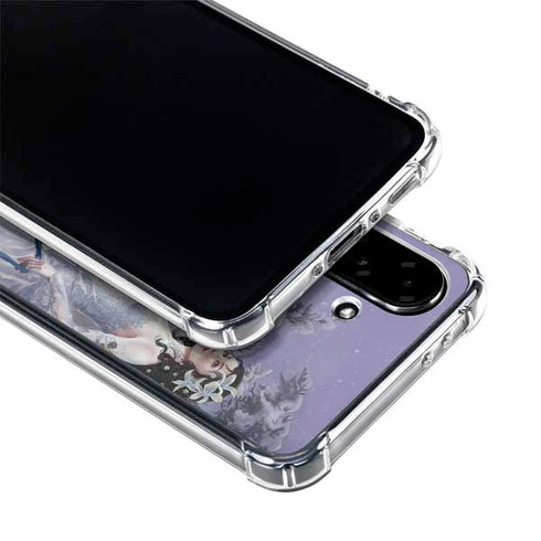 Fairy with Horse in Snow by Nene Thomas Galaxy A36 5G Clear Case