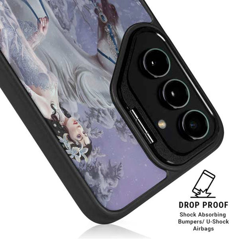 Fairy with Horse in Snow by Nene Thomas Galaxy S25 Plus Kickstand Case