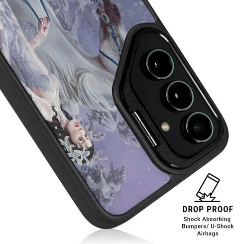 Fairy with Horse in Snow by Nene Thomas Galaxy S25 Ultra Kickstand Case