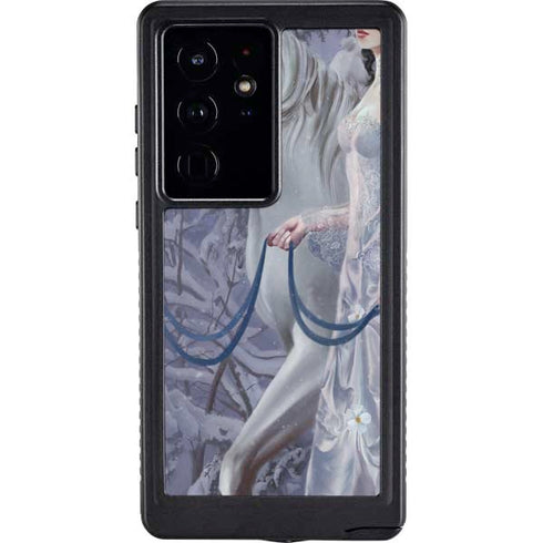 Fairy with Horse in Snow by Nene Thomas Galaxy S24 Ultra Waterproof Case