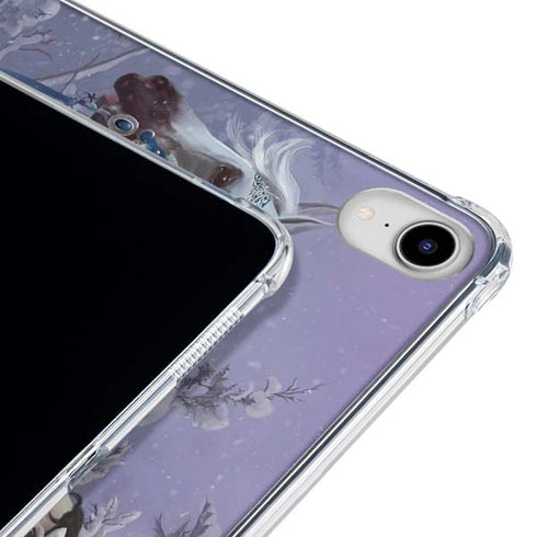 Fairy with Horse in Snow by Nene Thomas iPad 11th Gen (2025) Clear Case