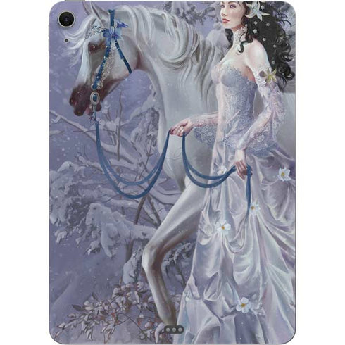 Fairy with Horse in Snow by Nene Thomas Apple iPad Air Skin