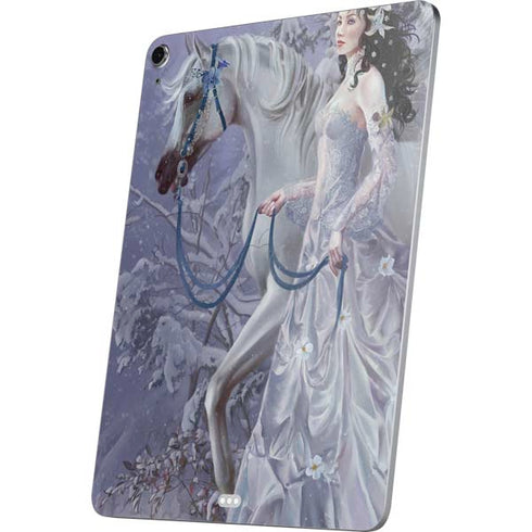 Fairy with Horse in Snow by Nene Thomas Apple iPad Air Skin