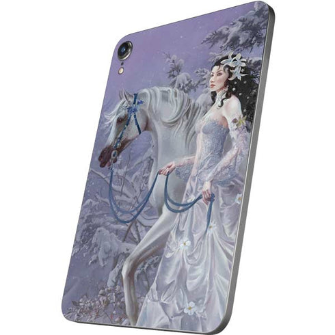 Fairy with Horse in Snow by Nene Thomas Apple iPad Mini Skin