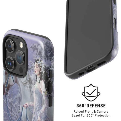 Fairy with Horse in Snow by Nene Thomas iPhone 16 Pro Magsafe Impact Case