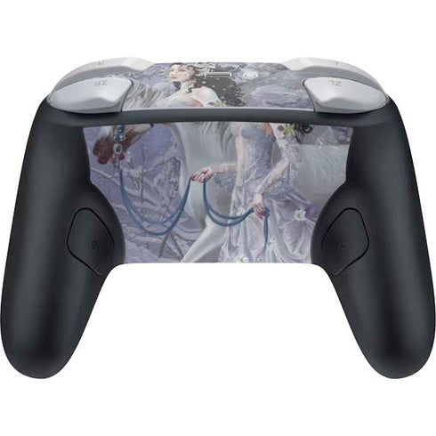 Fairy with Horse in Snow by Nene Thomas Nintendo Switch 2 (2025) Pro Controller Skin