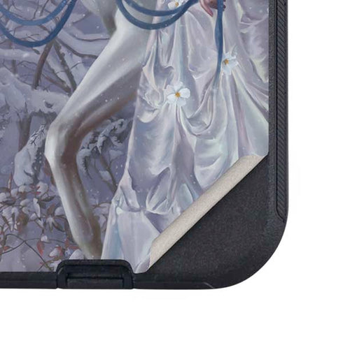 Fairy with Horse in Snow by Nene Thomas Otterbox Defender iPhone Skin