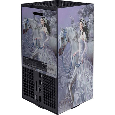 Fairy with Horse in Snow by Nene Thomas Xbox Series X Bundle Skin